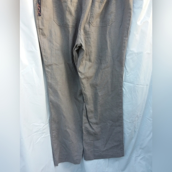 INC wide leg Relaxed Fit Gray Drawstring Pants 16W - Picture 2 of 10